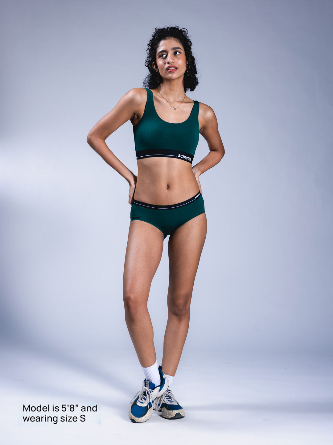 PURESOFT U-BACK LOUNGE BRALETTE- PACK OF 2- RACING GREEN & BLUE CURACAO