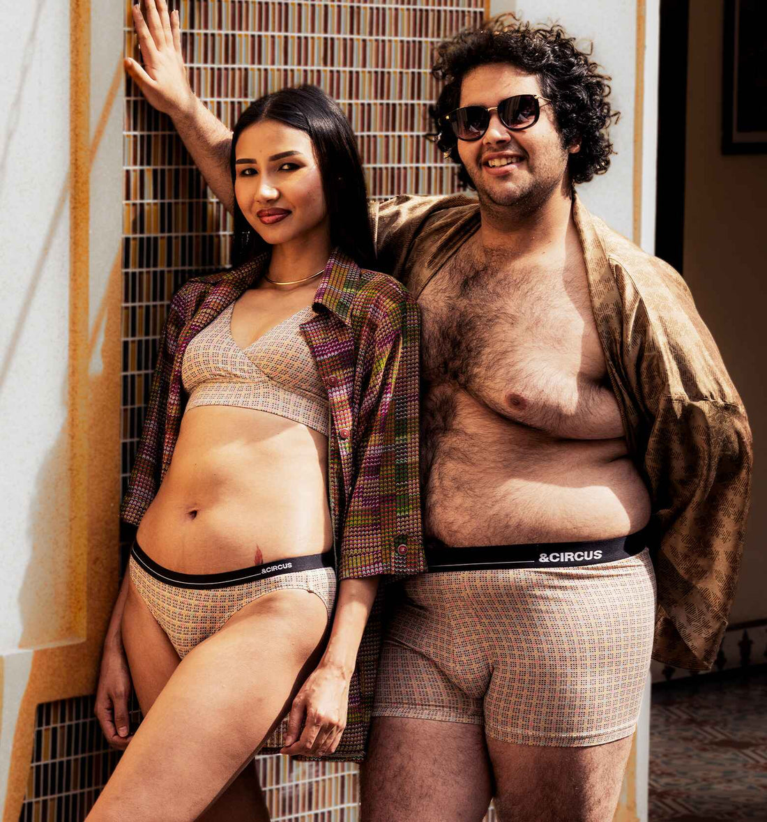 Couple matching underwear